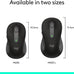 Logitech Signature M650 L Full Size Wireless Mouse Large Sized - Black