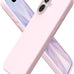 ORNARTO for iPhone 17 Case, Slim Liquid Silicone Cover, Chalk Pink