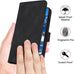 Wallet Case with Wrist Strap for iPhone 13/14 (Black)