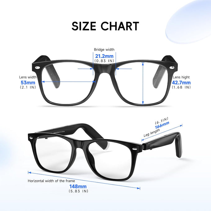 GetD AI Glasses, Smart Glasses Powered by ChatGPT, Real-Time AI Translation