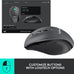 Logitech M705 Marathon Full Size 2.4 GHz Wireless Mouse - Black