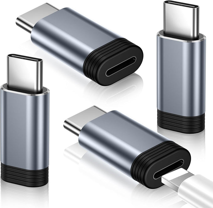 Temdan Not for Audio/OTG [4 Pack Lightning to USB C Adapter]