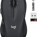 Logitech M510 Full Size Ambidextrous 2.4 GHz Wireless Mouse