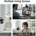 1080P HD Webcam with Microphone, Noise Cancellation, Privacy Cover, Wide-Angle Lens, Auto Light Correction, Plug & Play USB Webcam for Laptop, Desktop, PC, Mac, Zoom, Skype, Streaming (1080p)