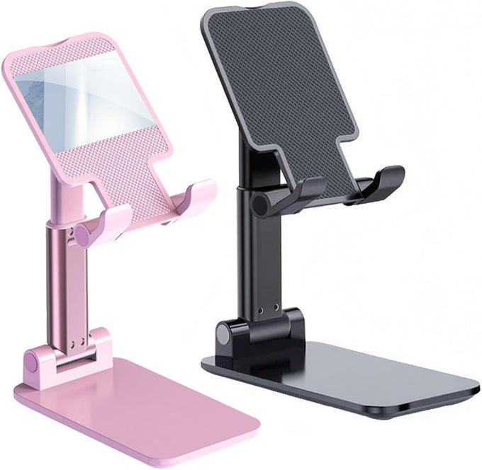 Meetuo 2 Pcs Cell Phone Stand for Desk Adjustable Desktop Phone Holder