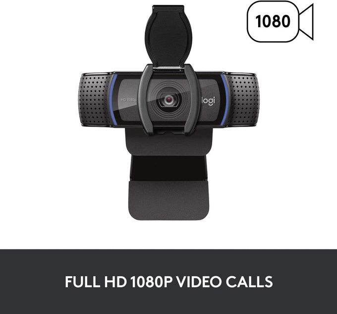 Logitech C920S Pro HD Webcam (Renewed)