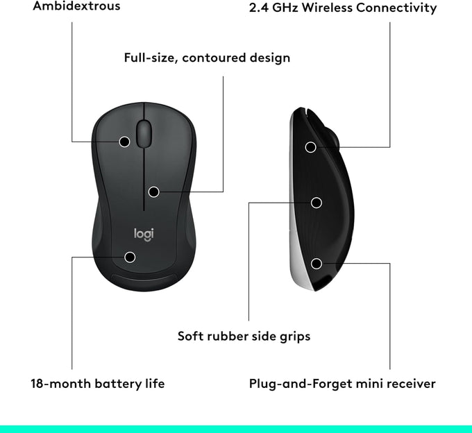 Logitech MK540 Full Size Advanced Wireless Keyboard and Mouse Combo