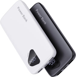 2026 2-Pack 10000mAh Portable Charger Battery Pack with Built in Cables