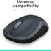 Logitech M185 Compact Ambidextrous 2.4 GHz Wireless Mouse - Swift Grey