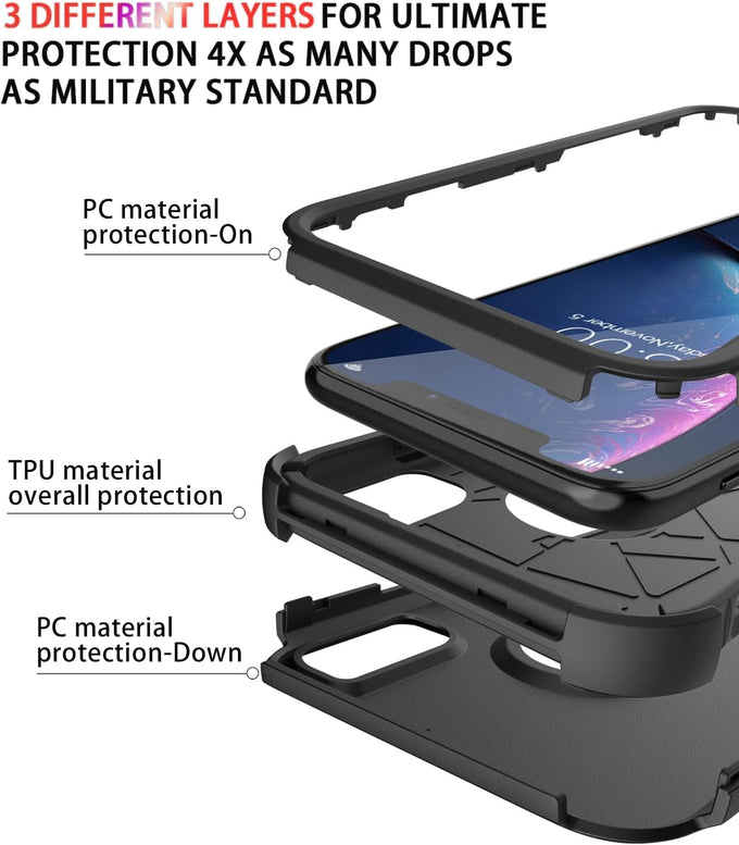 Diverbox for iPhone Xr Case [Shockproof] [Dropproof] [Dust-Proof],Heavy Duty Protection Phone Case Cover for Apple iPhone XR