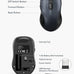 Trueque Wireless Mouse for Laptop, Ergonomic 6-Button Mouse, Space Gray