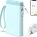 Nelko P21 Label Maker Machine with Tape, Bluetooth Label Printer, White
