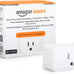 Amazon Basics Smart Plug, Works with Alexa Only, Voice Control, Remote APP Control, Schedule, Compact Design, Versatile, 2.4 GHz Wi-Fi, No Hub Required, 4-Pack, White