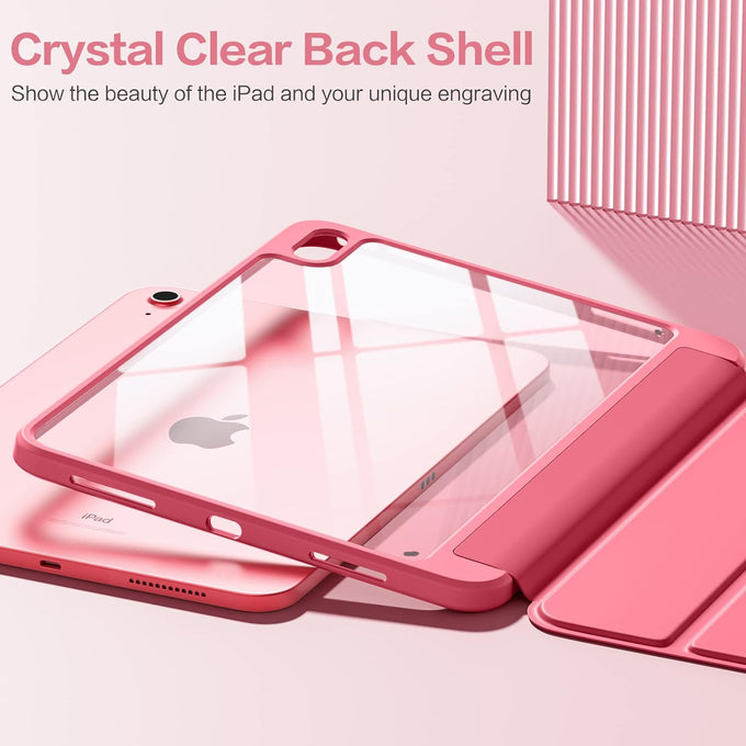 Wenlaty for iPad (A16) 11th Gen Case, iPad 10th Gen Case,Watermelon Pink