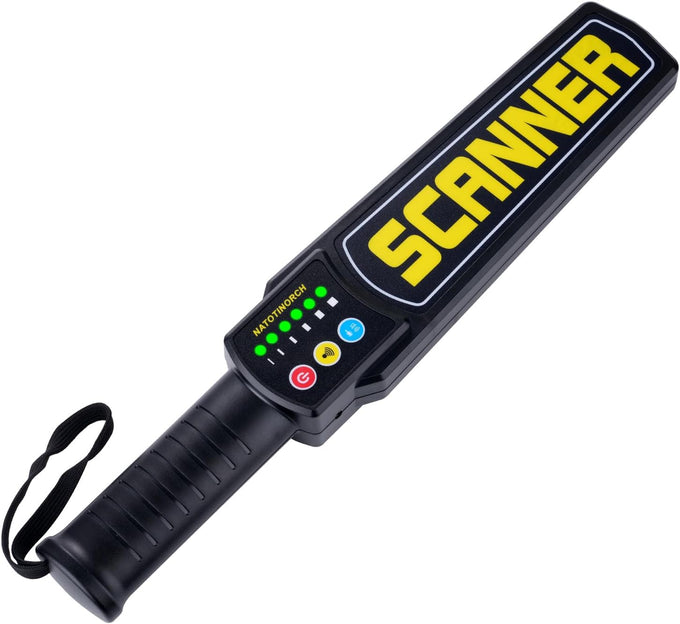 Handheld Metal Detector Wand Security Scanner,High-Sensitivity Security Wand Metal Detector, Detection of Various Electronic Metal Products