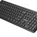TECKNET Wireless Keyboards Full Size, Bluetooth+2.4G USB for Windows, Black