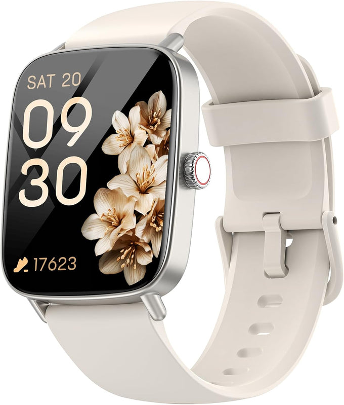 Smart Watch for Women, 1.85" HD Smartwatch (Answer/Make Calls), 2 Bands
