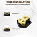 2 Way Power Distribution Block,2 PCS 12v Distribution Block 0/2/4 Specification Input 4/8/10 Specification Output Amplifier Ground Distributor, Suitable for Power Distribution Block Car Audio