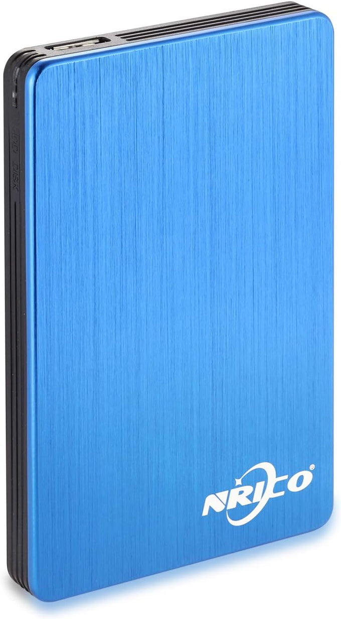 NRICO Portable External Hard Drive, USB 3.0, 2.5 Inch, Blue, 500,GB