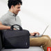 Lenovo Laptop Bag T210, Messenger Shoulder Bag for Laptop or Tablet, Sleek, Durable & Water-Repellent Fabric