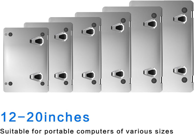 Laptop Stand Portable,Mini Invisible Laptop keyboard Riser for 12-20"Laptop