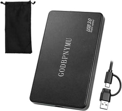 500GB External Hard Drive,Compact Portable Hard,USB 3.0/USB C