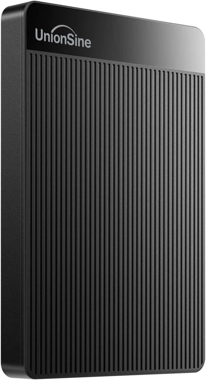 UnionSine 500GB Ultra Slim Portable External Hard Drive HDD-USB 3.0