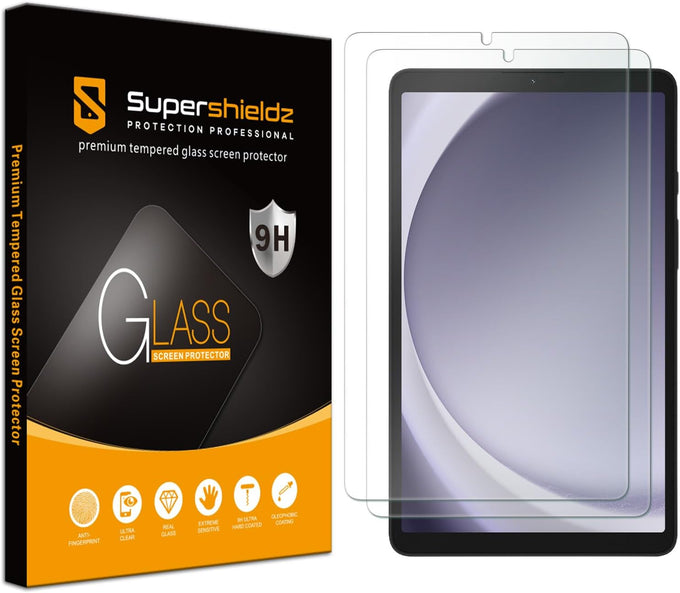 Supershieldz (2 Pack) Designed for Samsung Galaxy Tab A11+ (A11 Plus) / A9+ (A9 Plus) 11-inch Screen Protector, [Tempered Glass] Anti Scratch, Bubble Free