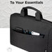 Lenovo Laptop Bag T210, Messenger Shoulder Bag for Laptop or Tablet, Sleek, Durable & Water-Repellent Fabric