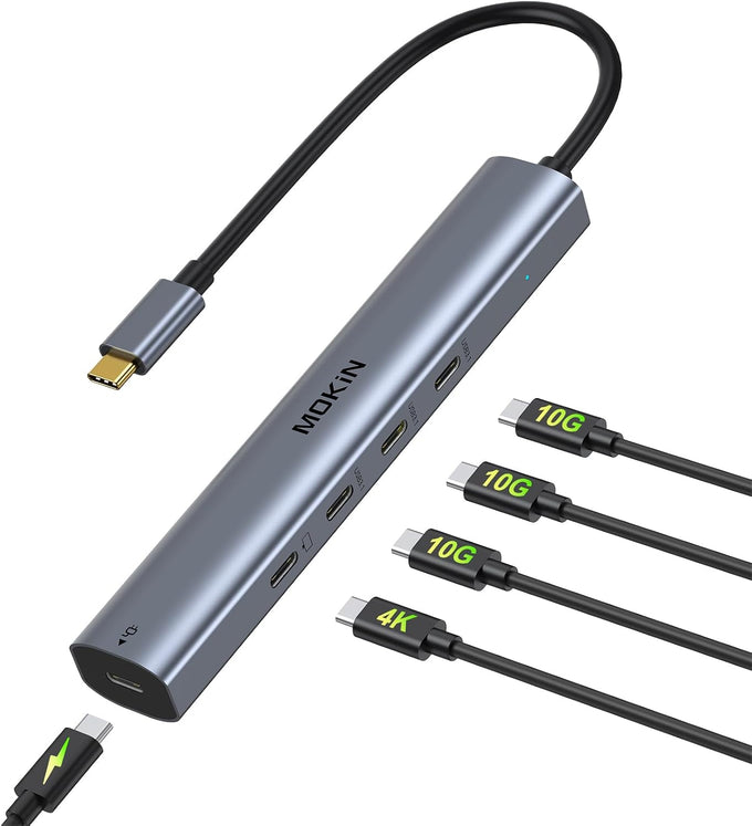 USB C Docking Station Dual DisplayPort, 8 in 1 USB Hub with 2 DP, HDMI, VGA, USB C 2.0, A 2.0, PD Charging Port, Multi Monitor Adapter for Dell/HP/Lenovo Laptops