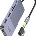 USB C Laptop Docking Station Dual HDMI Monitor 10in1 Dongle Type-C Hub Dock