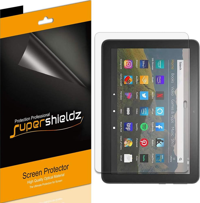 Supershieldz (3 Pack) Designed for All-New Fire HD 8 and Fire HD 8 Plus Tablet 8-inch (12th/10th Generation - 2024/2022/2020 release) Screen Protector, High Definition Clear Shield (PET)