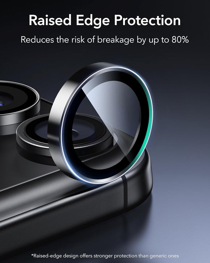 ESR for iPhone 17 Pro Max/17 Pro Camera Lens Protector, 1 Pack, Black