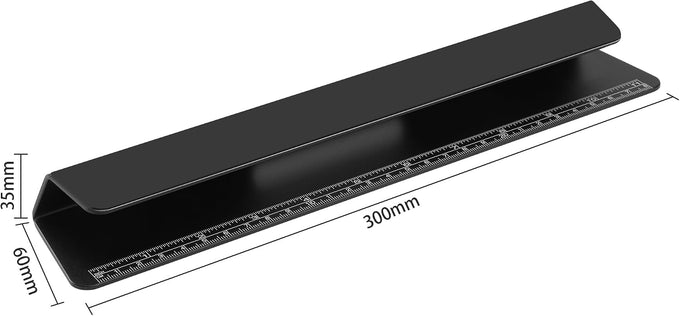 Portable Laptop Wedge Airflow Cooling Stand, Aluminium Laptops Feet Legs Improved Ergonomics, Stability, and Versatility - Compatible with MacBook and All Laptop, with Ruler
