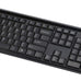Amazon Basics 2.4GHz Wireless Keyboard and Mouse Combo Set, Quiet and Compact US Layout, Plug and Play, Unifying USB Receiver, Black