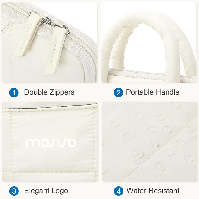 MOSISO Laptop Case 13.3 inch, 13-13.3 inch Laptop Sleeve, Sand