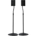 SANUS Speaker Stands Pair for Satellite & Bookshelf Speakers up to 3.5lbs – 10” Height Adjustment – Includes L-Shaped Bracket & Keyhole Adapter for Compatibility – Easy DIY Assembly