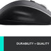 Logitech M705 Marathon Full Size 2.4 GHz Wireless Mouse - Black