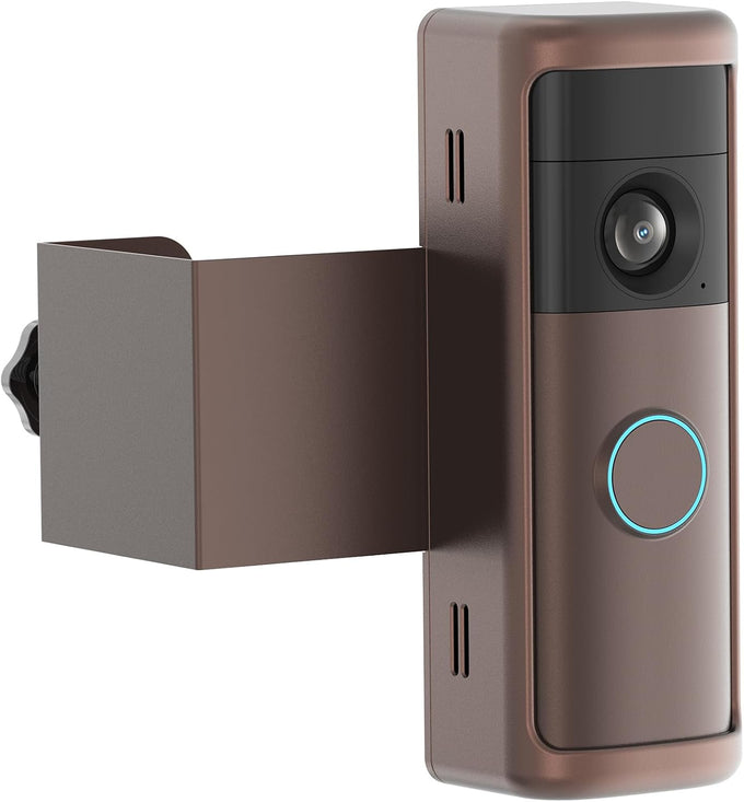 Anti-Theft Ring/Blink Doorbell Mount for 2026 Newest Battery Doorbell/Plus/Pro (2nd Gen), No-Drill Camera Doorbell Kits, Non-Blocking Motion Sensor, Accessories for Apartment & Rental, Black