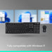 Logitech MK270 Full Size Wireless Keyboard and Mouse Combo - Black