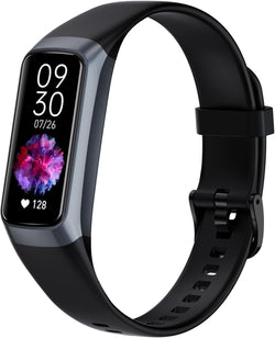 TROTY Fitness Tracker with Heart Rate/Blood Oxygen/Sleep Monitor, 20+ Sports Modes Smart Watches for Women/Men, Activity & Step Tracker Smart Watch for Android/iOS Phones (Black)
