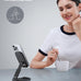 Lamicall Cell Phone Stand for Desk, Height Angle Adjustable Phone Holder