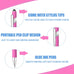 100 Pcs Ballpoint Pen with Stylus 2 in 1 Ballpoint Pen for Touch Screens, 2 in 1 Thank You Pen Gift for Colleagues, Coworker, Office (Rose Pink)