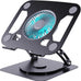 SHUWEI Laptop Stand with Fan, Height/Angle Adj fits 16" Laptop, Black