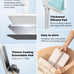 Viozon Tablet Floor Stand-Flexible Long Arm Tablet&Phone Holder,360° Angle Adjustable,Aluminum Alloy,Bedside,Sofaside,Desk,Compatible with 3.5-11 inches iPad,Kindle, iPhone 16 15 Plus/Pro Max -White