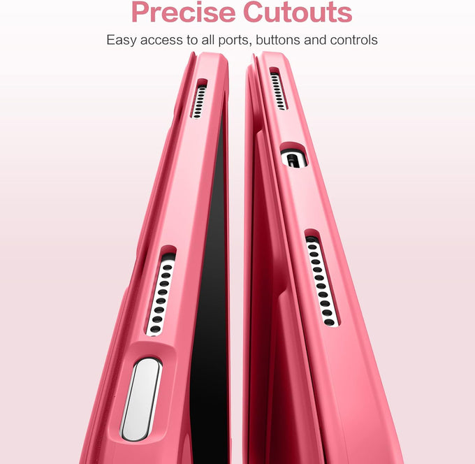 Wenlaty for iPad (A16) 11th Gen Case, iPad 10th Gen Case,Watermelon Pink