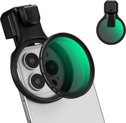 K&F CONCEPT 58mm Press-on ND2-32 Phone Lens Filter Kit