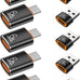 10-Pack 10Gbps/120W USB C to USB Adapter & C Male to 3.1 Female Adapter