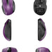 TECKNET Wireless Mouse, 2.4G Ergonomic Computer Mouse, 2600 DPI, Purple