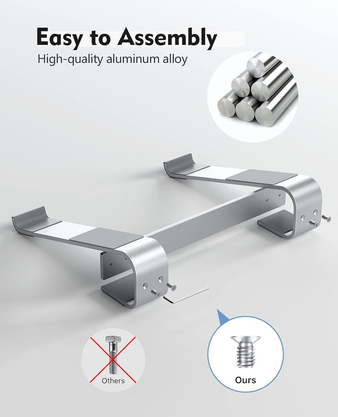 Soqool Laptop Stand for Desk,Aluminum Computer Stand for Cooling